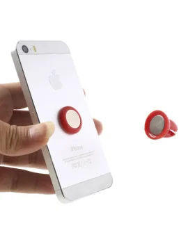 Supporto Auto Magnetico Universale per Smartphone (Rosso)