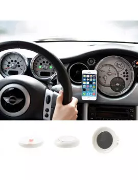 Supporto Auto Magnetico Universale Smartphone Bianco 
