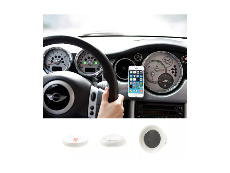 Supporto Auto Magnetico Universale Smartphone Bianco 