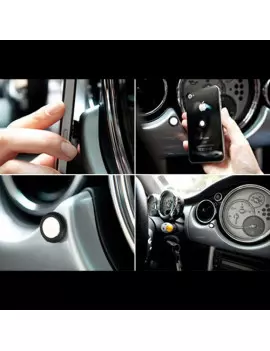 Supporto Auto Magnetico Universale Smartphone Bianco 