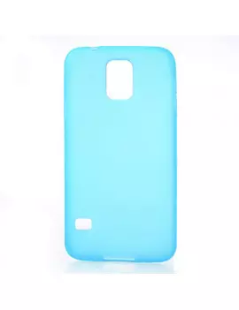 Cover in Silicone Antiscivolo per Samsung Galaxy S5 G900 Azzurro
