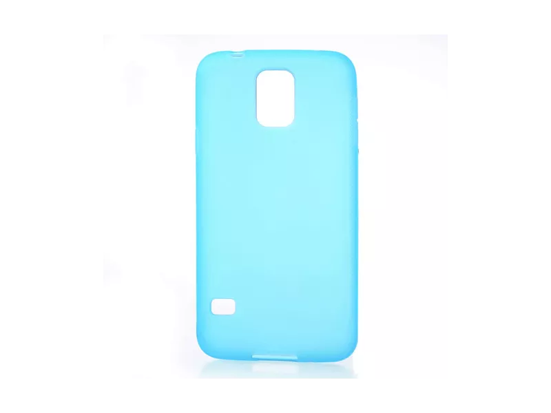 Cover in Silicone Antiscivolo per Samsung Galaxy S5 G900 Azzurro