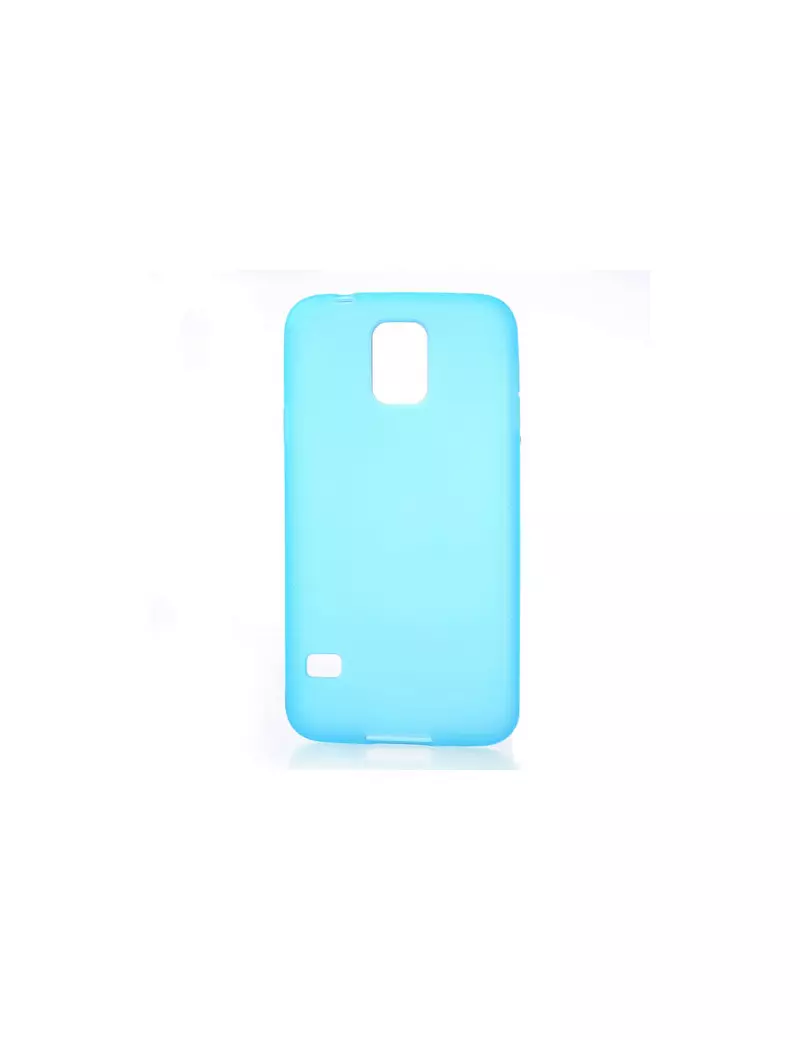 Cover in Silicone Antiscivolo per Samsung Galaxy S5 G900 Azzurro