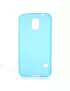 Cover in Silicone Antiscivolo per Samsung Galaxy S5 G900 Azzurro
