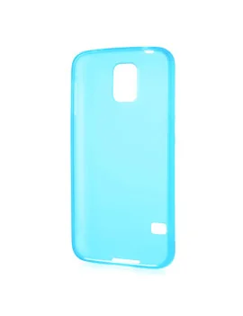 Cover in Silicone Antiscivolo per Samsung Galaxy S5 G900 (Azzurro)