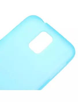 Cover in Silicone Antiscivolo per Samsung Galaxy S5 G900 Azzurro
