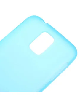 Cover in Silicone Antiscivolo per Samsung Galaxy S5 G900 (Azzurro)