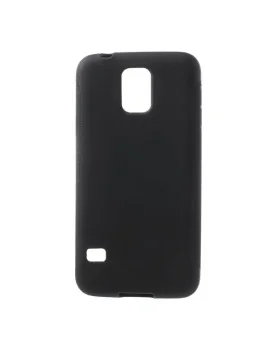 Cover in Silicone Antiscivolo per Samsung Galaxy S5 G900 (Nero)