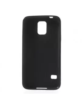 Cover in Silicone Antiscivolo per Samsung Galaxy S5 G900 Nero 4054049055589