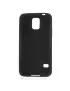 Cover in Silicone Antiscivolo per Samsung Galaxy S5 G900 Nero 4054049055589