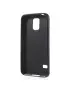 Cover in Silicone Antiscivolo per Samsung Galaxy S5 G900 Nero 4054049055589