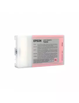 Cartuccia Originale Epson T603C00 (Magenta Chiaro 220 ml)