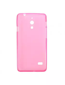 Cover in Silicone Gel per Huawei Ascend G526 Rosa