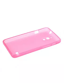 Cover in Silicone Gel per Huawei Ascend G526 Rosa