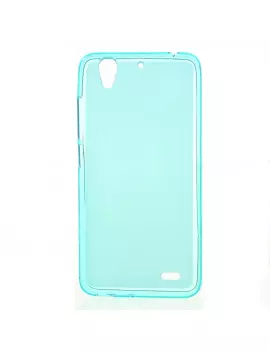 Cover in Silicone Gel per Huawei Ascend G630 Azzurro