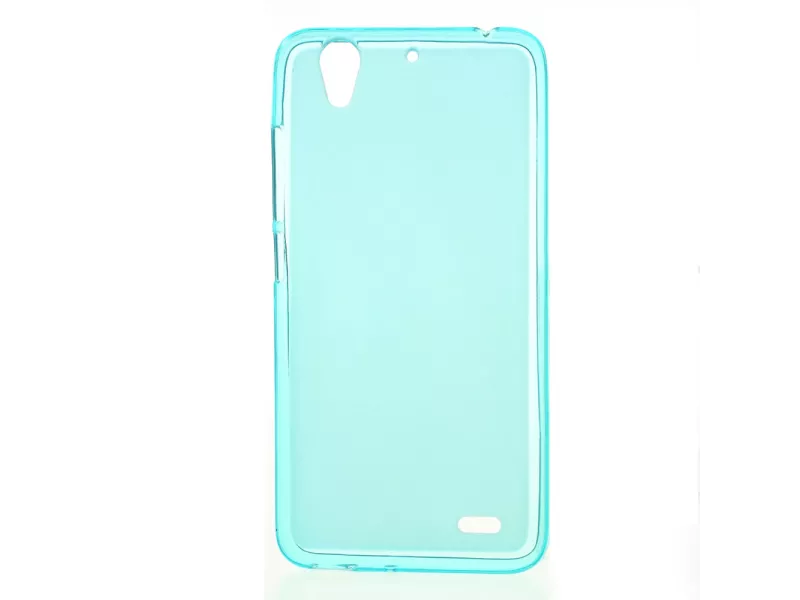 Cover in Silicone Gel per Huawei Ascend G630 Azzurro