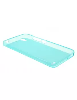Cover in Silicone Gel per Huawei Ascend G630 Azzurro
