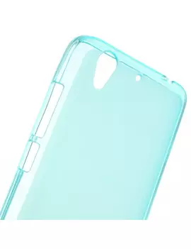 Cover in Silicone Gel per Huawei Ascend G630 Azzurro