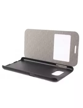 Cover Flip S-View in Ecopelle per Samsung Galaxy S6 G920 Nero