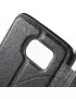 Cover Flip S-View in Ecopelle per Samsung Galaxy S6 G920 Nero