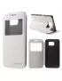 Cover Flip S-View in Ecopelle per Samsung Galaxy S6 G920 Bianco