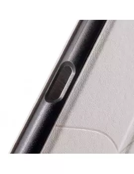 Cover Flip S-View in Ecopelle per Samsung Galaxy S6 G920 Bianco