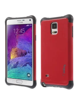 Cover Ibrida in TPU per Samsung Galaxy Note 4 N910 (Rosso)