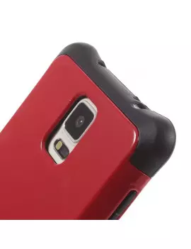 Cover Ibrida in TPU per Samsung Galaxy Note 4 N910 Rosso