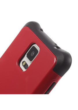 Cover Ibrida in TPU per Samsung Galaxy Note 4 N910 Rosso