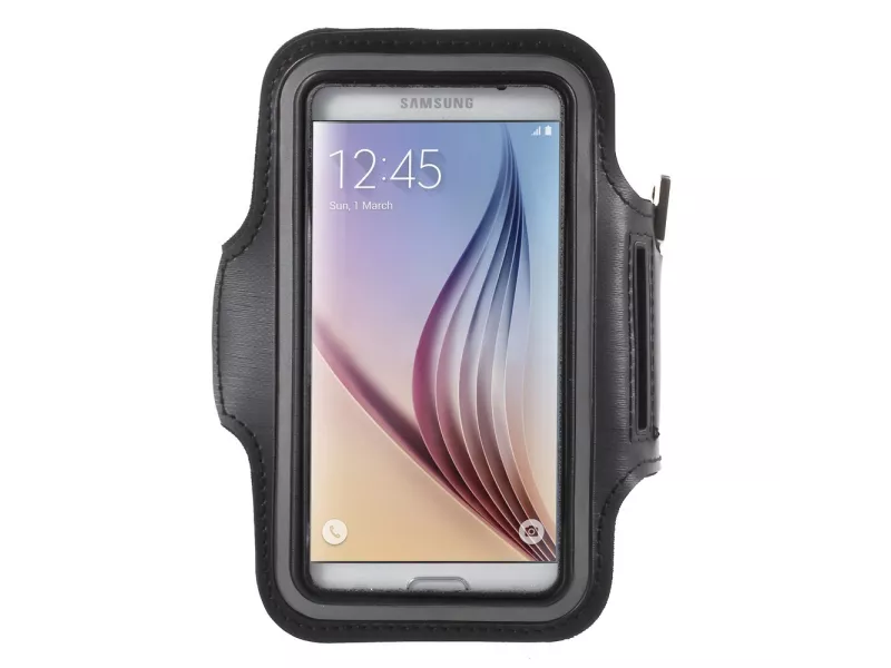 Fascia da Braccio per Samsung Galaxy S6 G920 S6 Edge G925 (Nero)