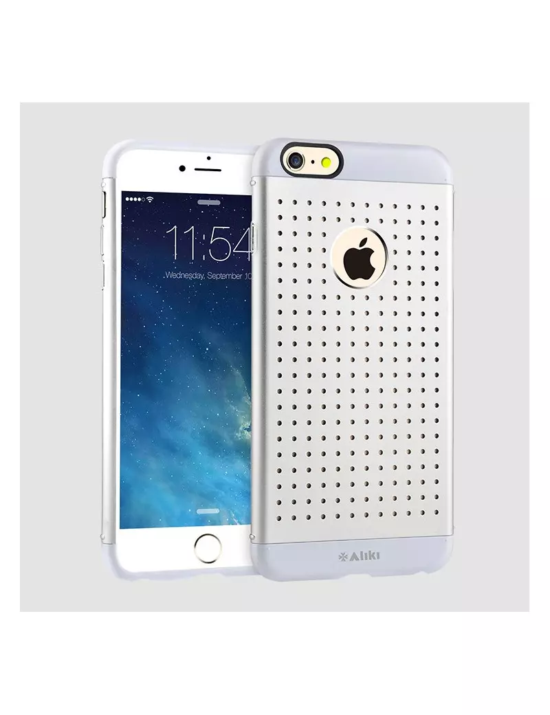 Cover in TPU Alluminio Rigido Forato iPhone 6 4,7 Pollici
