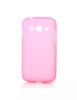 Cover in Silicone per Samsung Galaxy Ace 3 S7270 S7275 Rosa