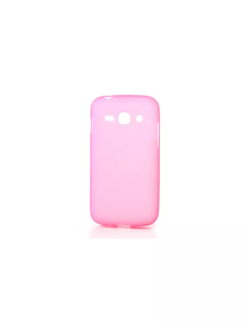 Cover in Silicone per Samsung Galaxy Ace 3 S7270 S7275 Rosa