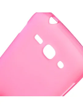 Cover Silicone per Samsung Galaxy Ace 3 S7270 S7275 (Rosa)