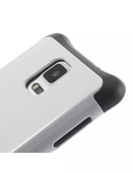 Cover Ibrida in TPU per Samsung Galaxy Note 4 N910 Bianco