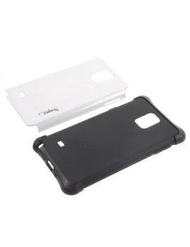 Cover Ibrida in TPU per Samsung Galaxy Note 4 N910 (Bianco)