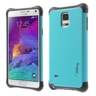 Cover Ibrida in TPU per Samsung Galaxy Note 4 N910 (Azzurro)