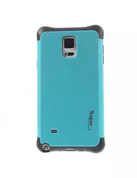 Cover Ibrida in TPU per Samsung Galaxy Note 4 N910 Azzurro