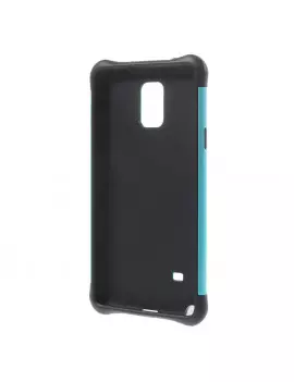 Cover Ibrida in TPU per Samsung Galaxy Note 4 N910 Azzurro