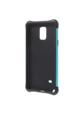 Cover Ibrida in TPU per Samsung Galaxy Note 4 N910 Azzurro