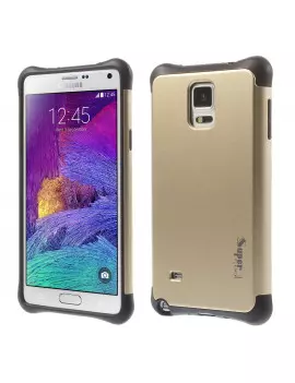 Cover Ibrida in TPU per Samsung Galaxy Note 4 N910 Oro