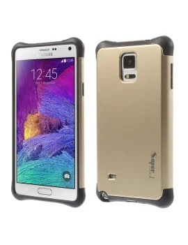 Cover Ibrida in TPU per Samsung Galaxy Note 4 N910 (Oro)