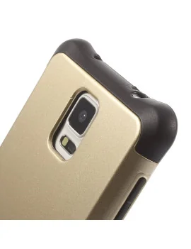 Cover Ibrida in TPU per Samsung Galaxy Note 4 N910 (Oro)