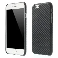 Cover Rigida Carbon Look per iPhone 6 6S (Nero)