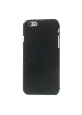 Cover Rigida Carbon Look per iPhone 6 6S (Nero)