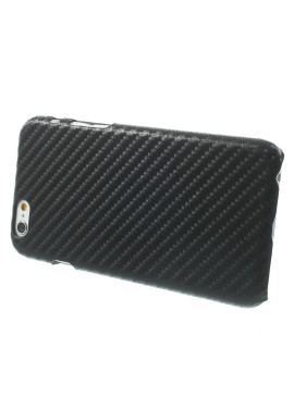 Cover Rigida Carbon Look per iPhone 6 6S (Nero)