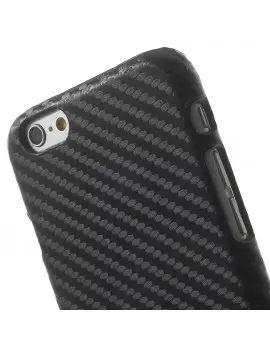 Cover Rigida Carbon Look per iPhone 6 6S (Nero)