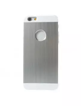 Cover Rigida con Retro in Alluminio per Apple iPhone 6 6S (Argento)