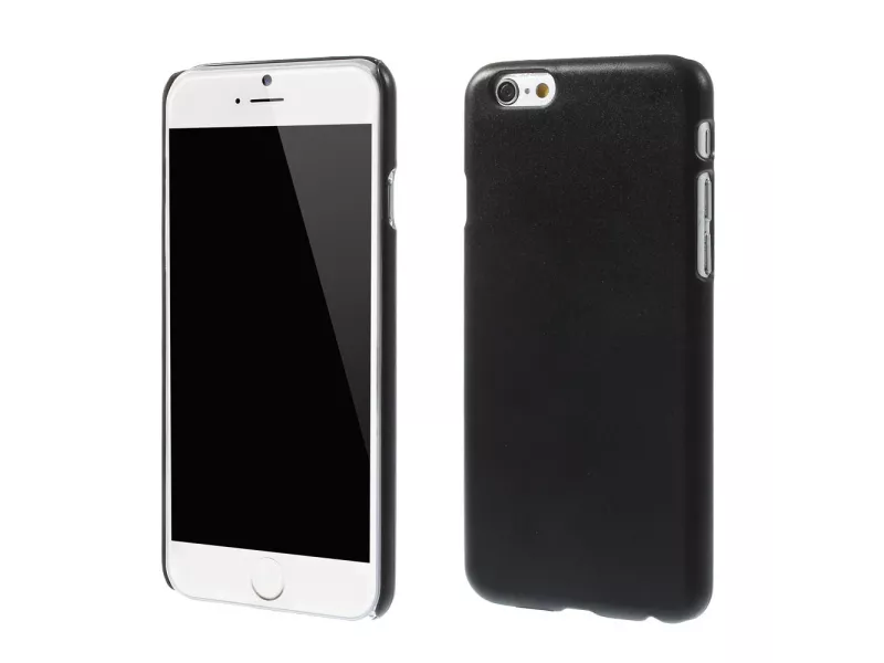 Cover Rigida Satinata in Policarbonato per Apple iPhone 6 6S (Nero)