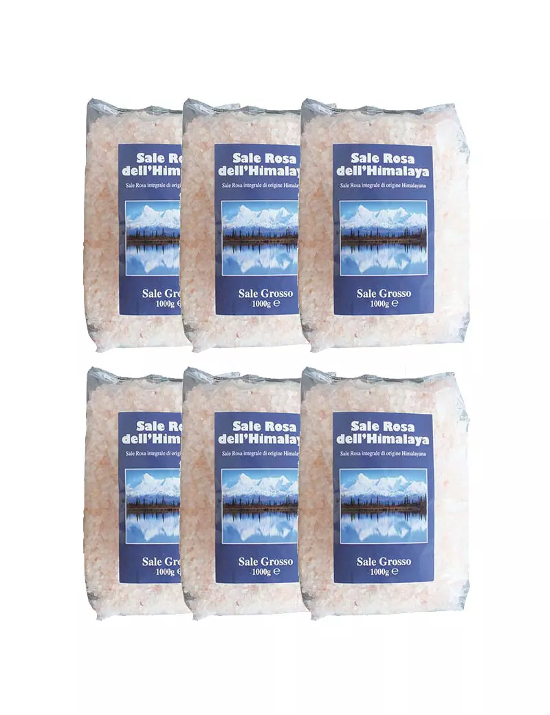 Sale Rosa dell'Himalaya - 1kg (Grosso Conf. 6) Sale Rosa dell'Himalaya - 1kg (Grosso Conf. 6)